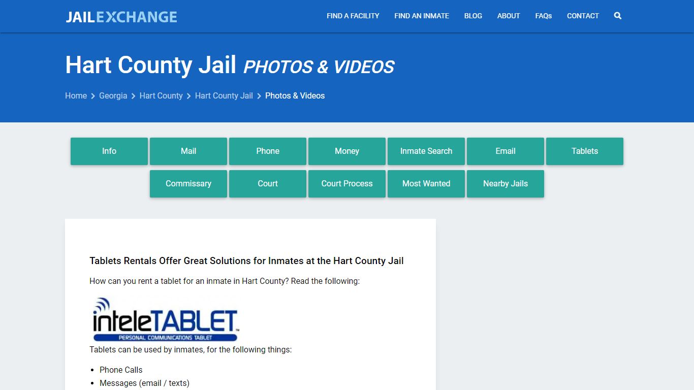 Photos & Videos - Hart County Jail, GA - Jail Exchange